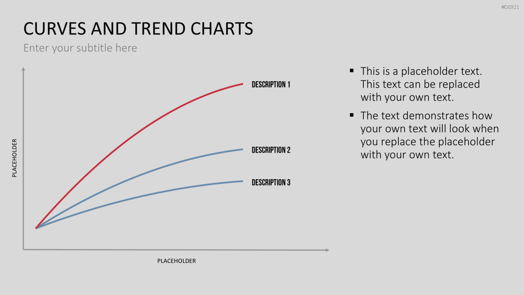 Kurven- und Trend-Charts PowerPoint-Vorlage