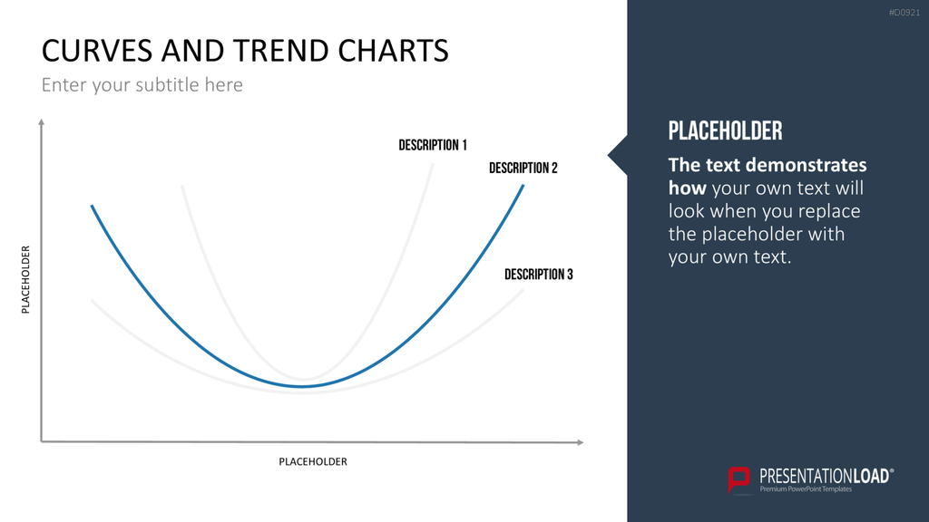 Kurven- und Trend-Charts PowerPoint-Vorlage