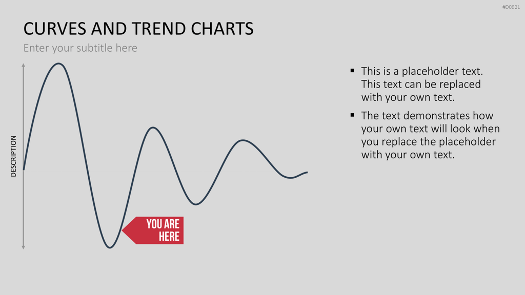 Kurven- und Trend-Charts PowerPoint-Vorlage