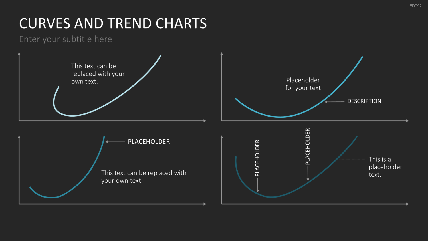 Kurven- und Trend-Charts PowerPoint-Vorlage