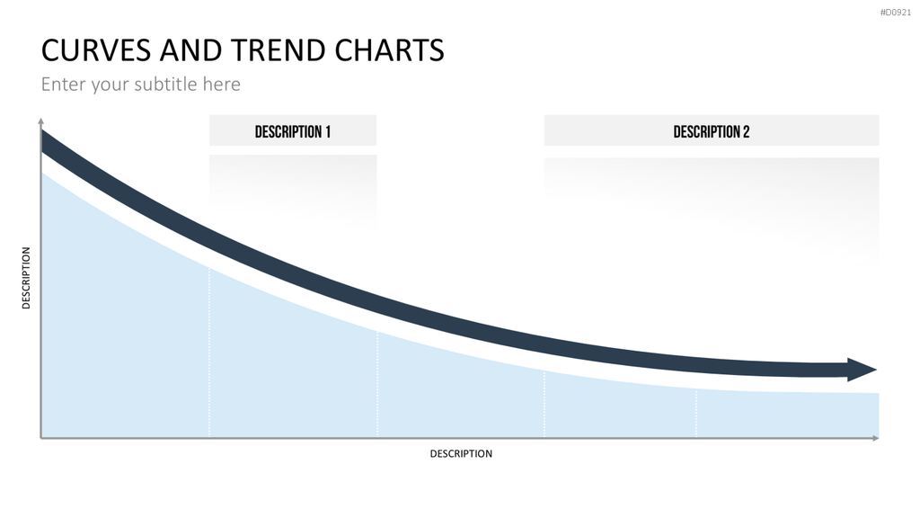 Kurven- und Trend-Charts PowerPoint-Vorlage