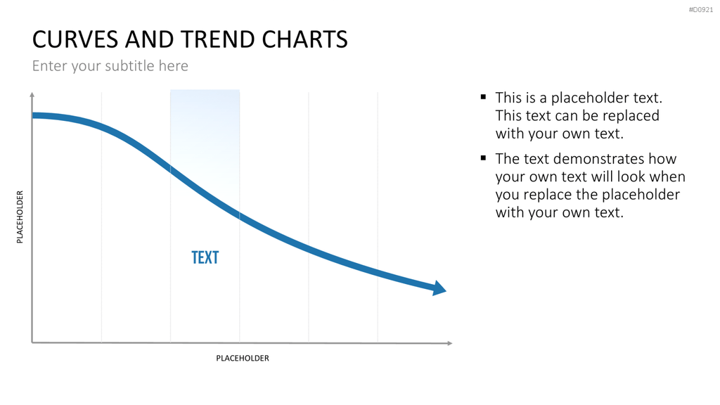 Kurven- und Trend-Charts PowerPoint-Vorlage