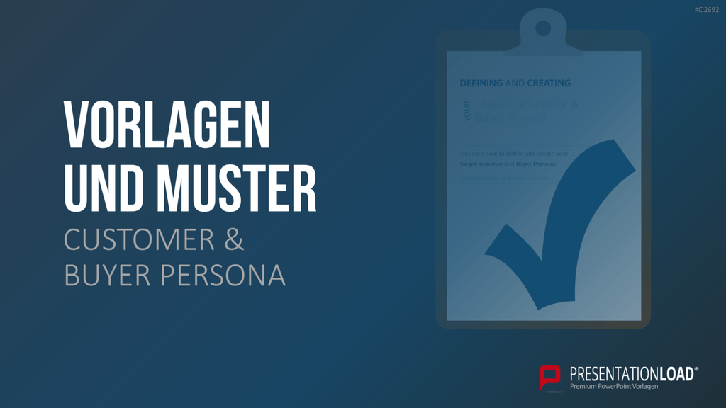 Customer & Buyer Persona PowerPoint-Vorlage