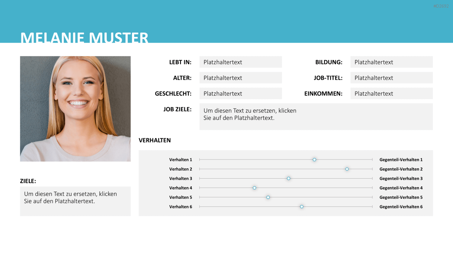 Customer & Buyer Persona PowerPoint-Vorlage