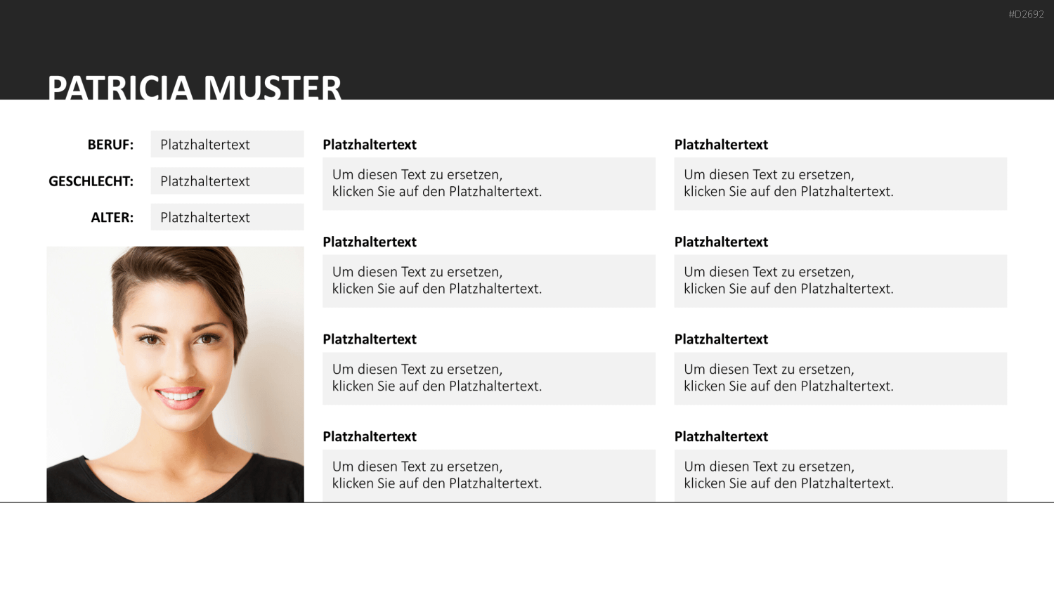 Customer & Buyer Persona PowerPoint-Vorlage