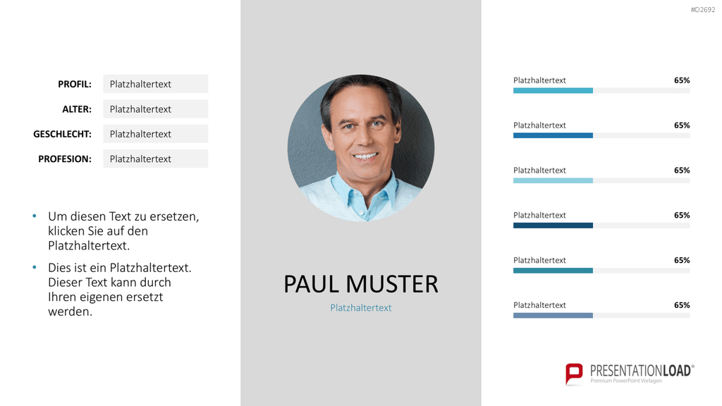 Customer & Buyer Persona PowerPoint-Vorlage