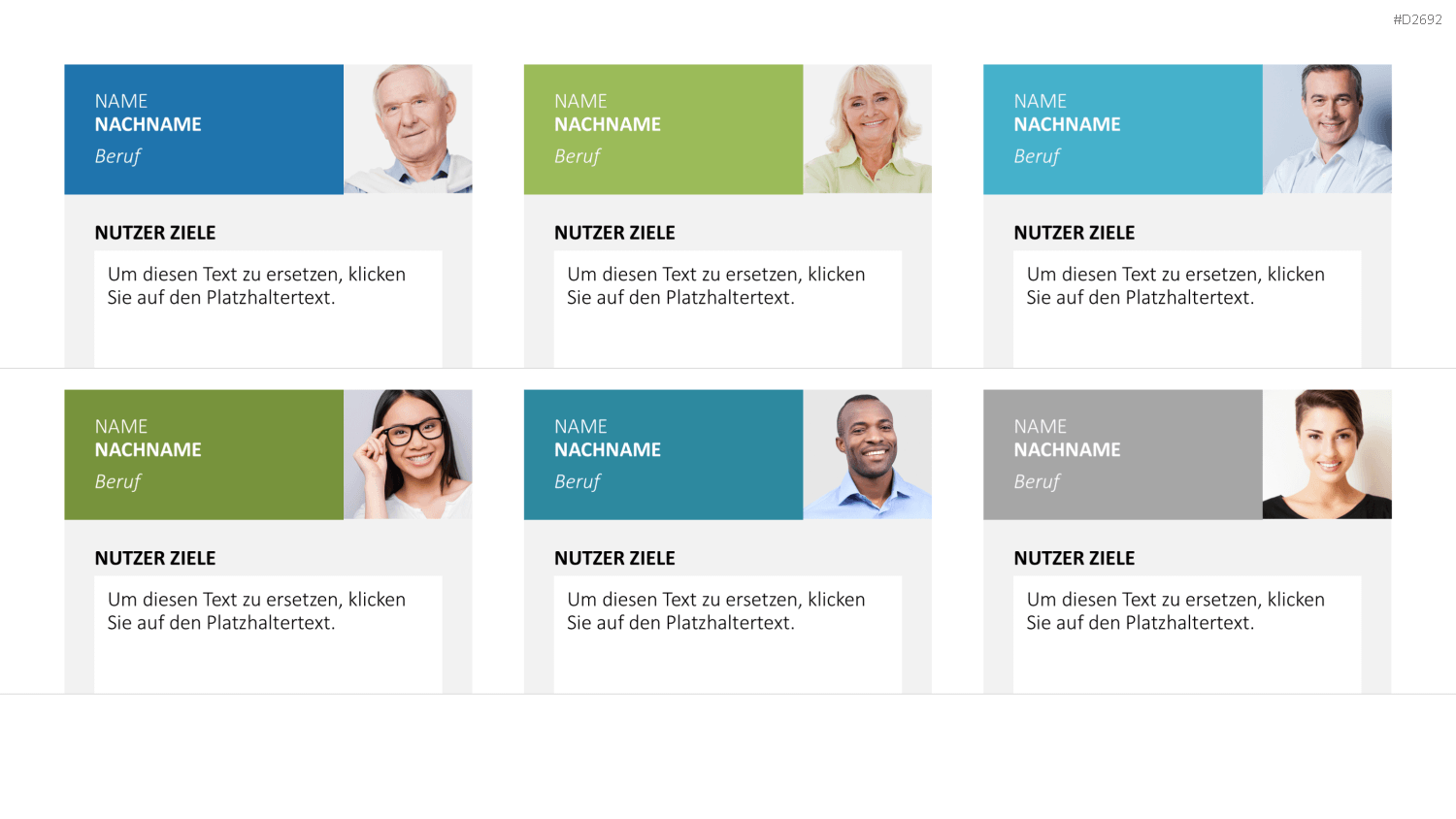 Customer & Buyer Persona PowerPoint-Vorlage