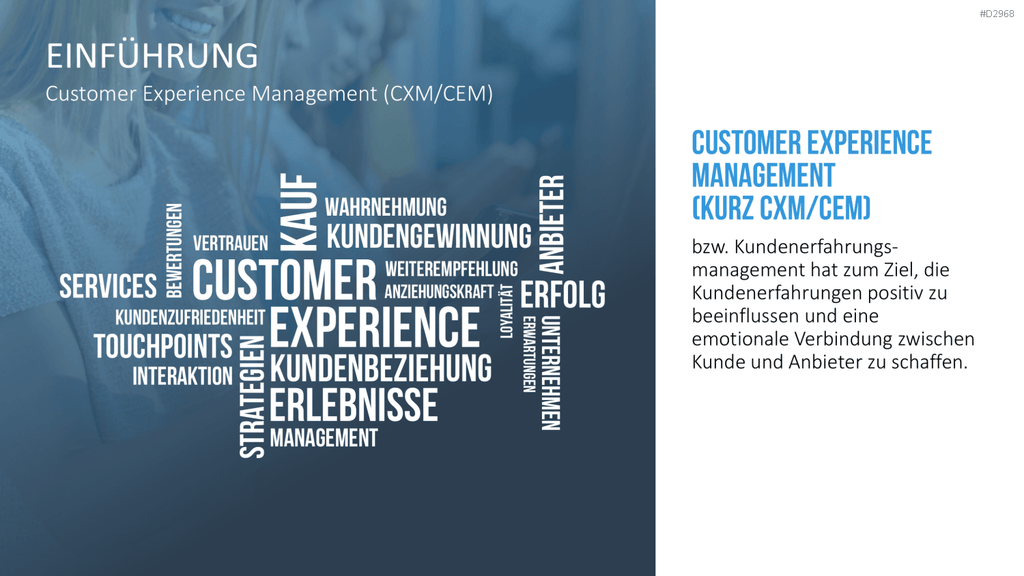 Customer Experience Management PowerPoint-Vorlage