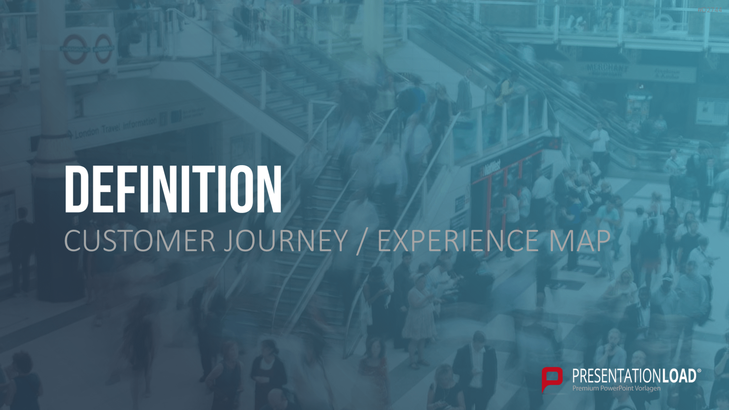 Customer Journey / Experience Map PowerPoint-Vorlage