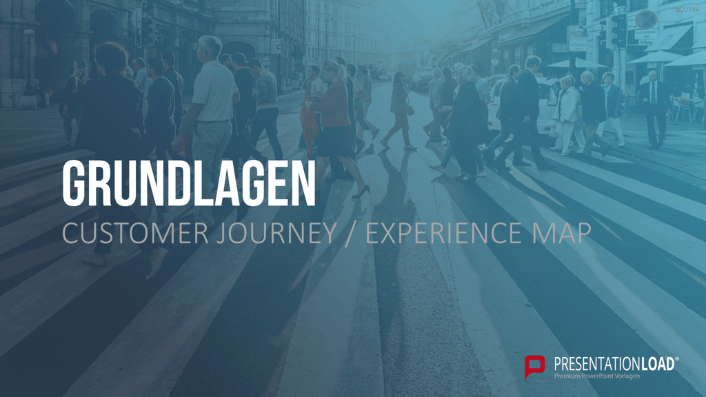 Customer Journey / Experience Map PowerPoint-Vorlage