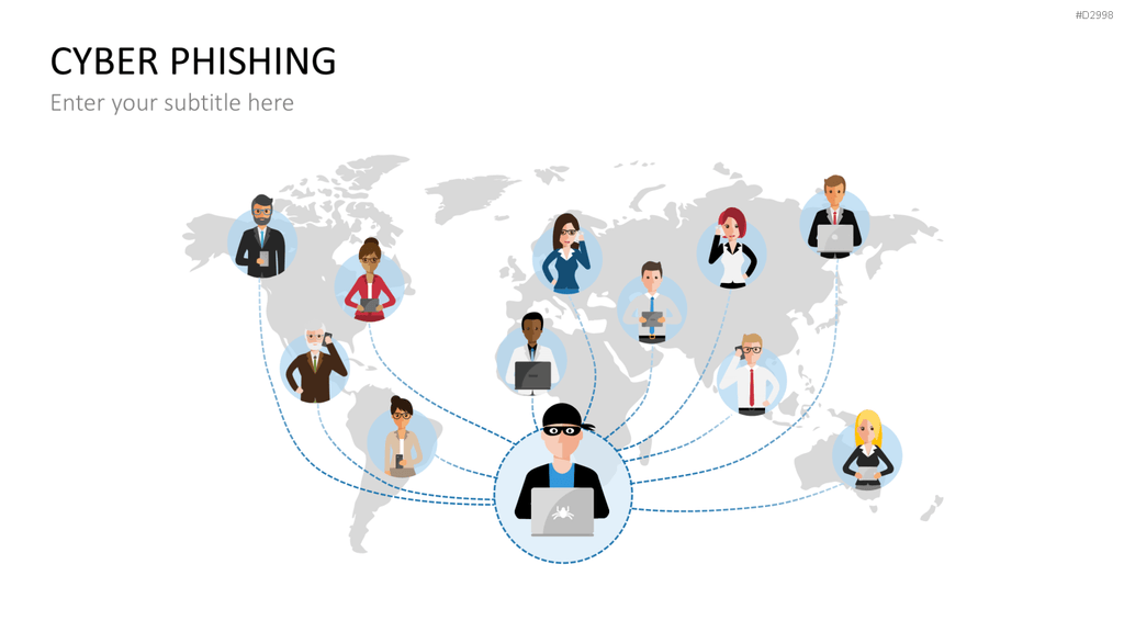 Cyber Phishing PowerPoint-Vorlage