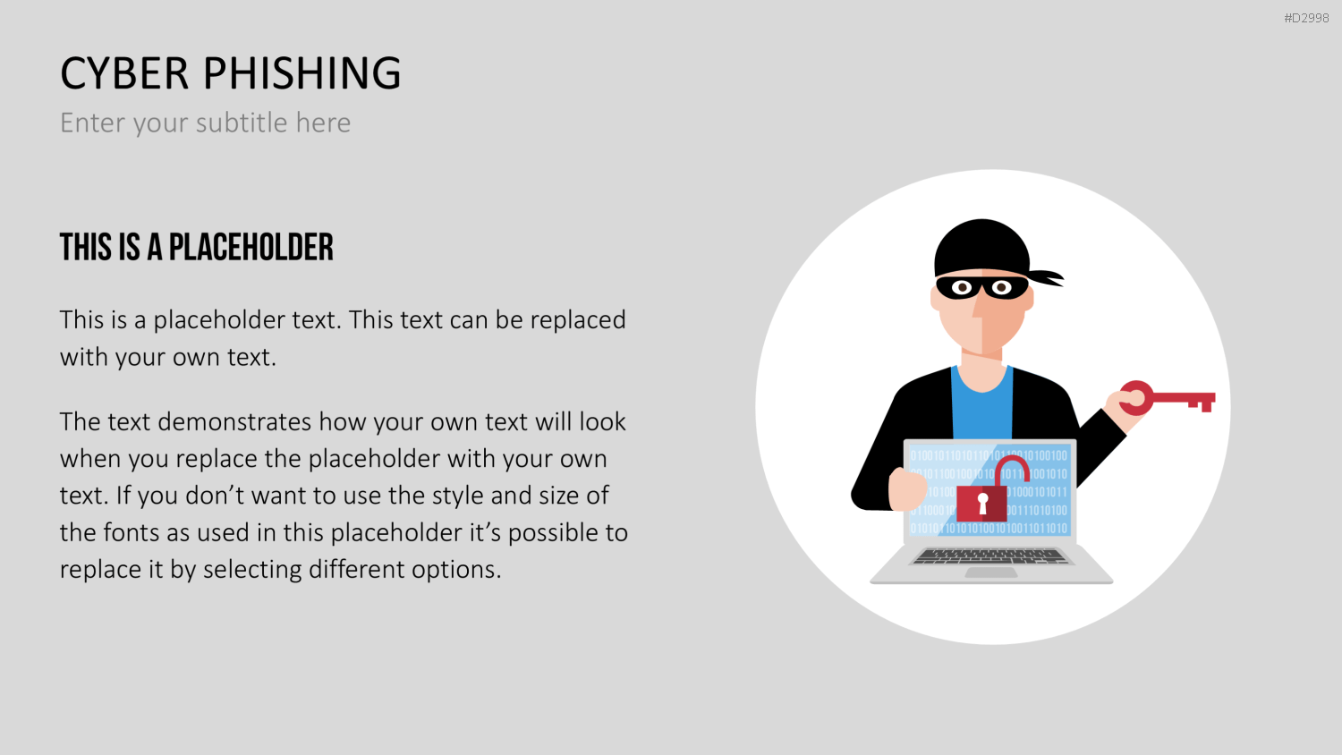 Cyber Phishing PowerPoint-Vorlage