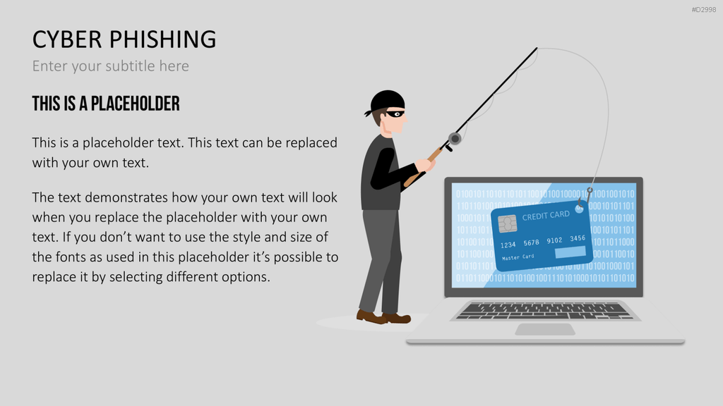 Cyber Phishing PowerPoint-Vorlage