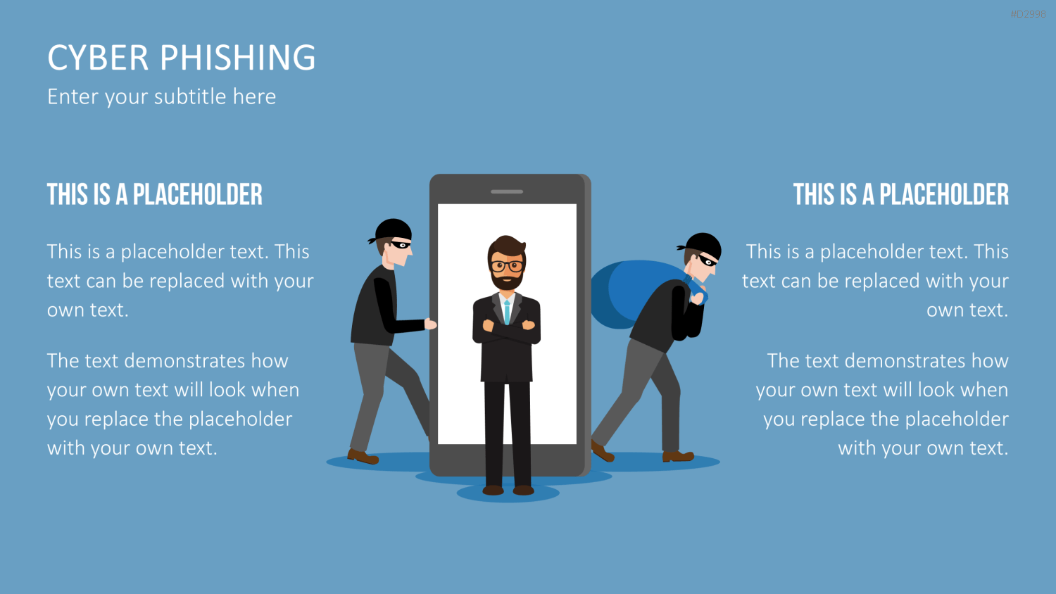 Cyber Phishing PowerPoint-Vorlage