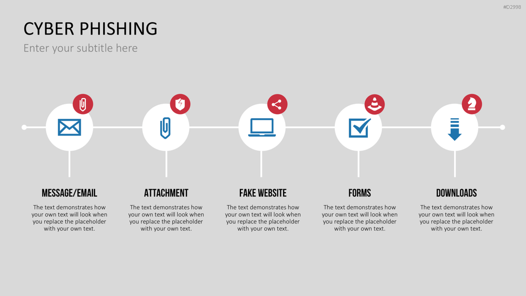 Cyber Phishing PowerPoint-Vorlage