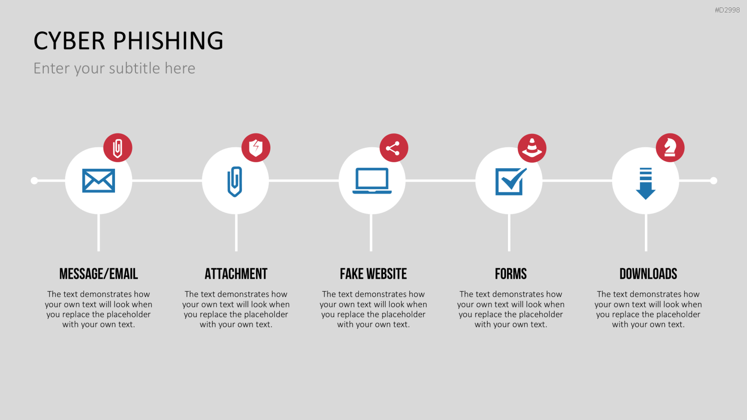 Cyber Phishing PowerPoint-Vorlage