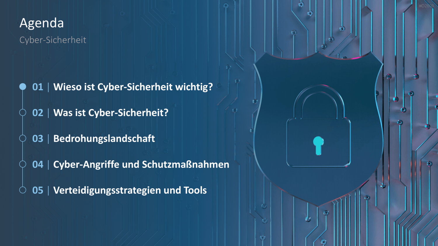 Cyber-Sicherheit PowerPoint-Vorlage