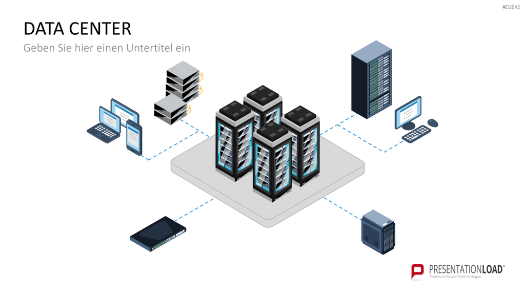 Data Center PowerPoint-Vorlage