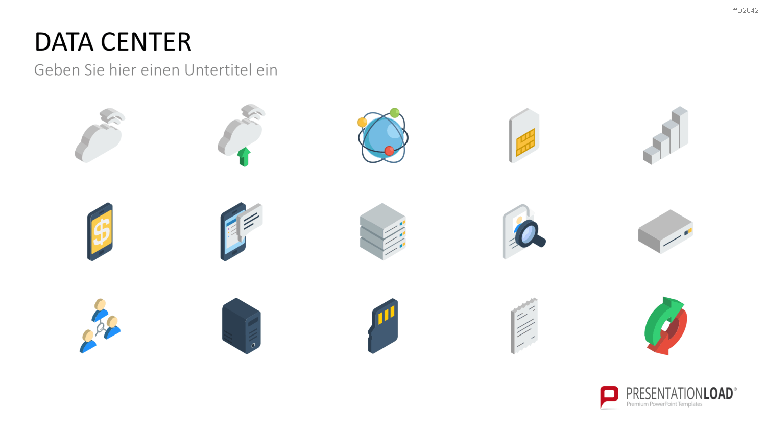 Data Center PowerPoint-Vorlage