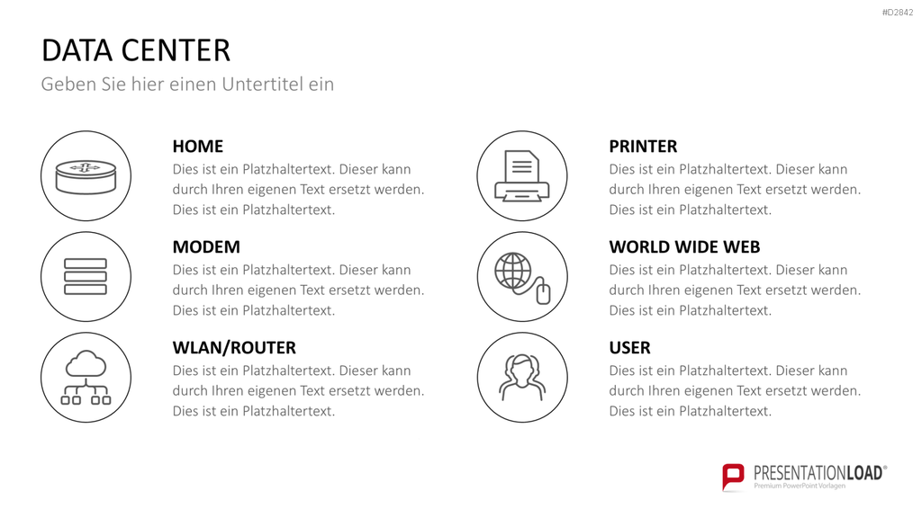 Data Center PowerPoint-Vorlage