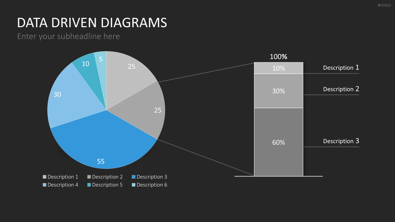 Datendiagramm Bundle PowerPoint-Vorlage