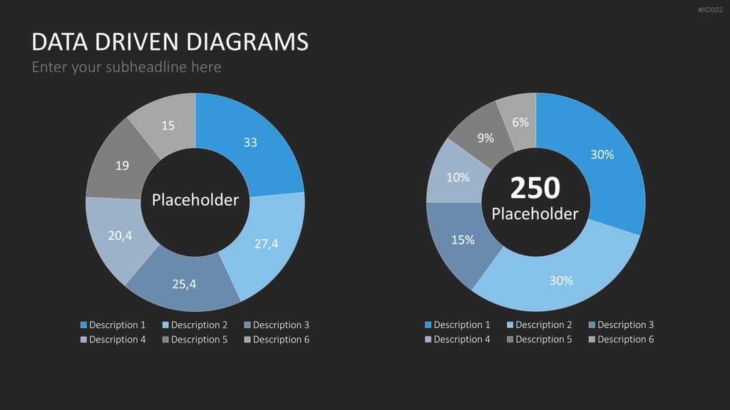 Datendiagramm Bundle PowerPoint-Vorlage