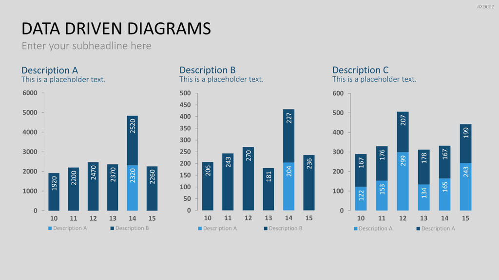 Datendiagramm Bundle PowerPoint-Vorlage
