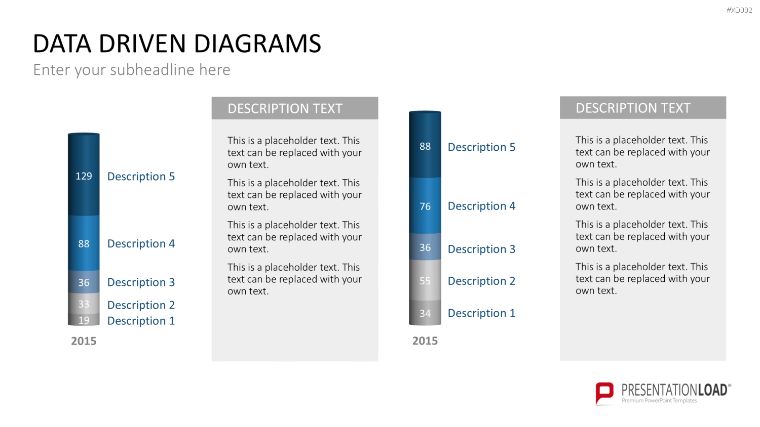 Datendiagramm Bundle PowerPoint-Vorlage