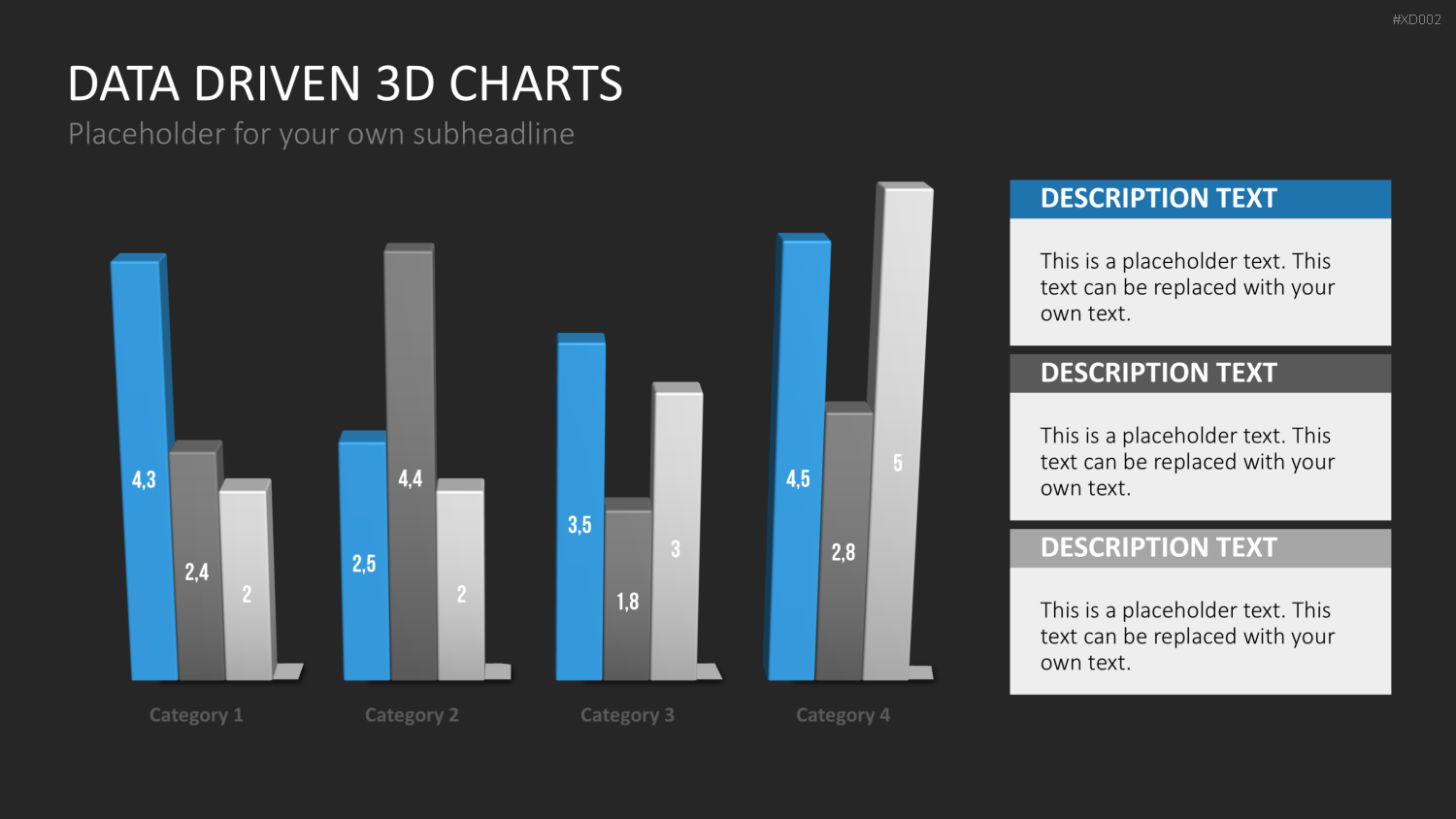 Datendiagramm Bundle PowerPoint-Vorlage