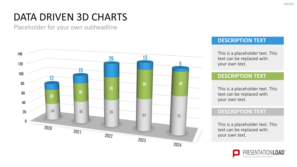 Datendiagramm Bundle PowerPoint-Vorlage