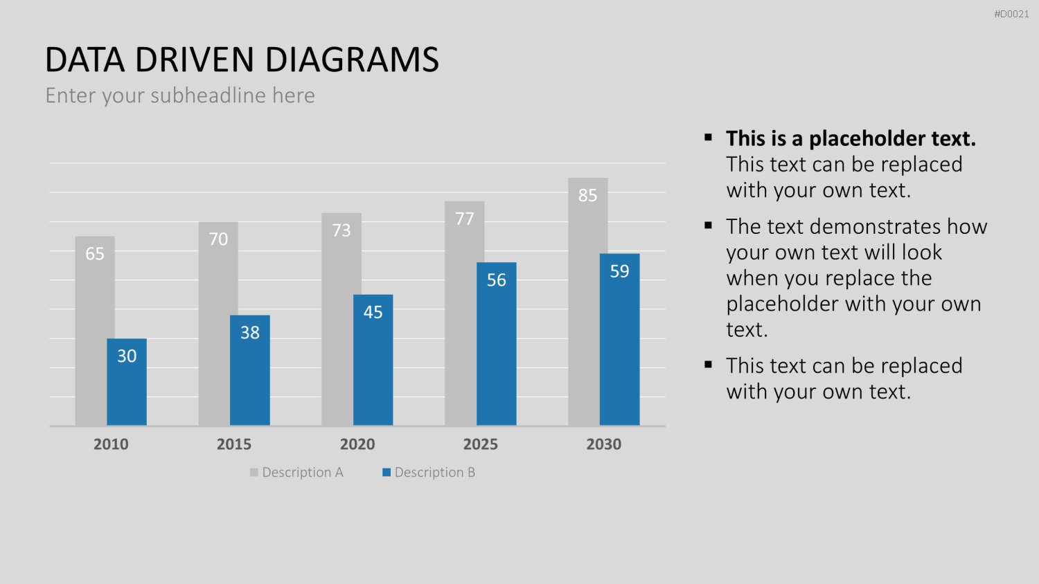 Daten-Diagramme PowerPoint-Vorlage