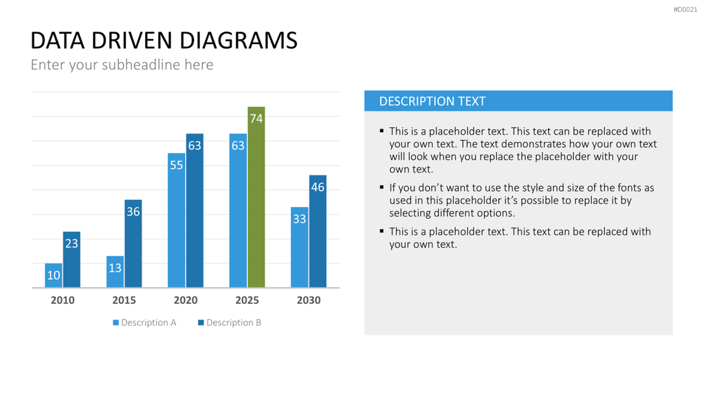 Daten-Diagramme PowerPoint-Vorlage