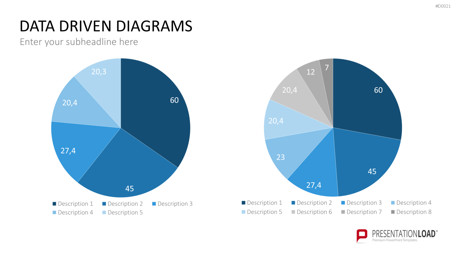 Daten-Diagramme PowerPoint-Vorlage