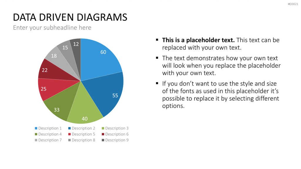 Daten-Diagramme PowerPoint-Vorlage