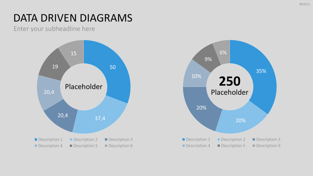 Daten-Diagramme PowerPoint-Vorlage