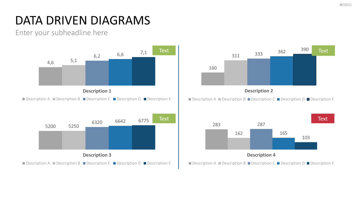 Daten-Diagramme PowerPoint-Vorlage