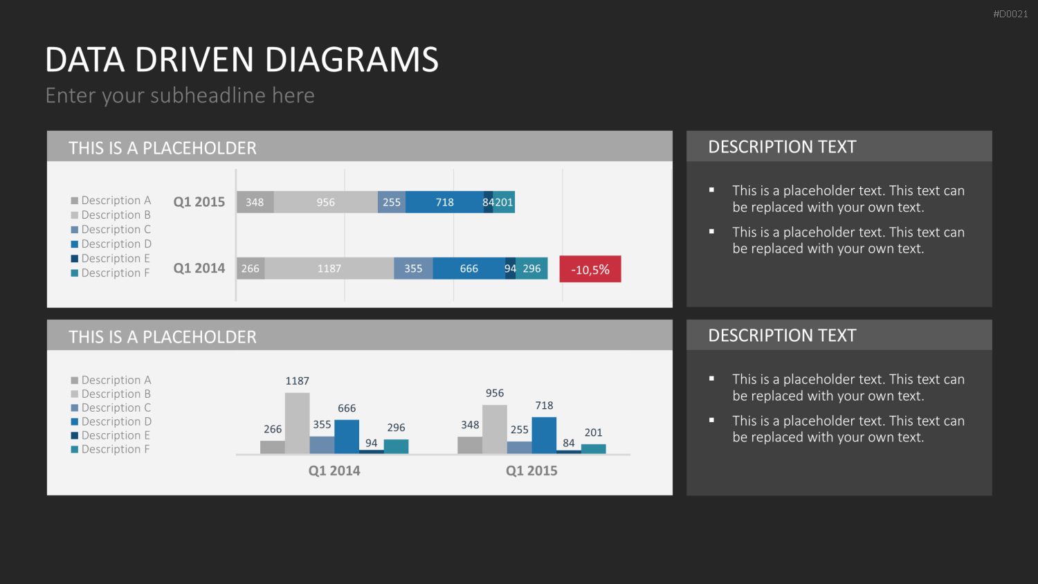 Daten-Diagramme PowerPoint-Vorlage