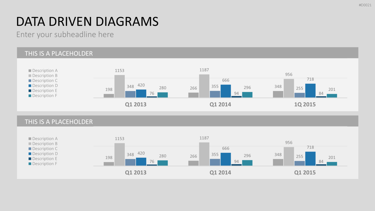 Daten-Diagramme PowerPoint-Vorlage