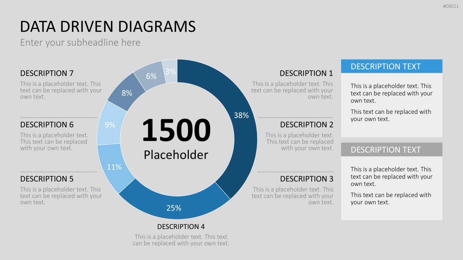 Daten-Diagramme PowerPoint-Vorlage