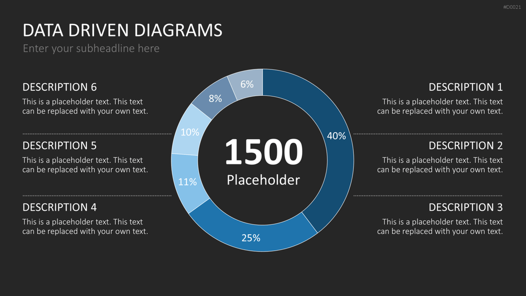 Daten-Diagramme PowerPoint-Vorlage