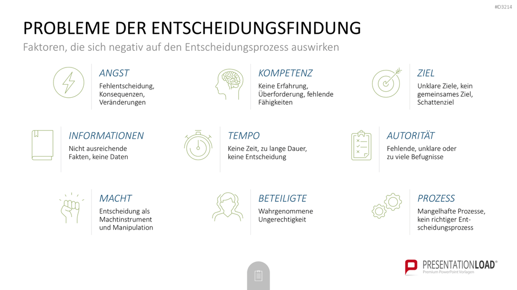 Decision Making Toolbox PowerPoint-Vorlage