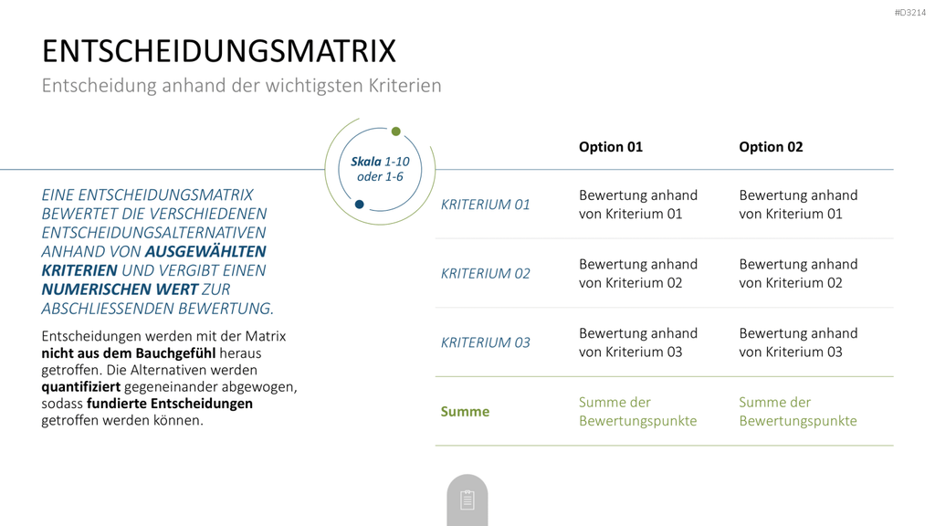 Decision Making Toolbox PowerPoint-Vorlage