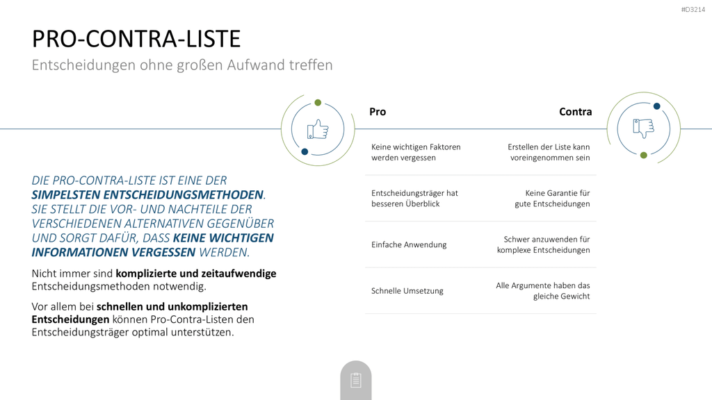 Decision Making Toolbox PowerPoint-Vorlage