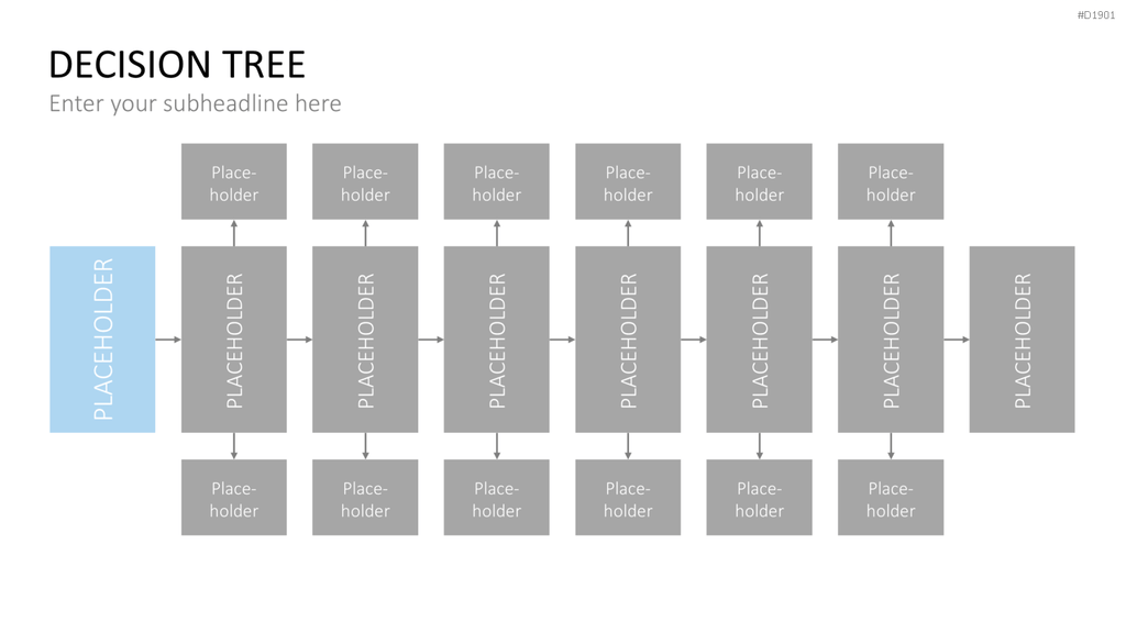 Entscheidungsbaum Chart PowerPoint-Vorlage
