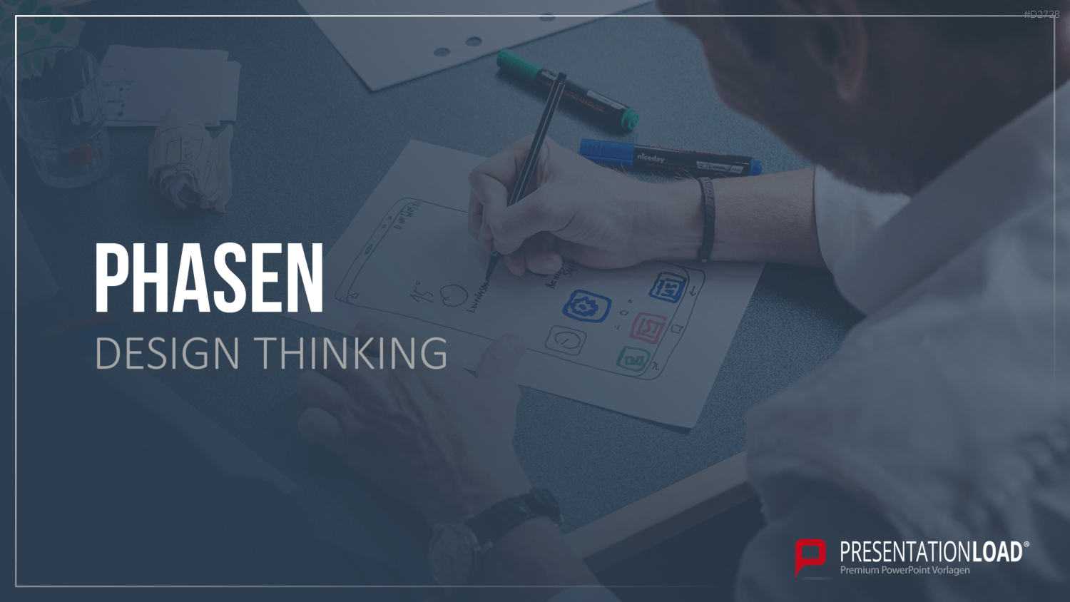 Design Thinking PowerPoint-Vorlage