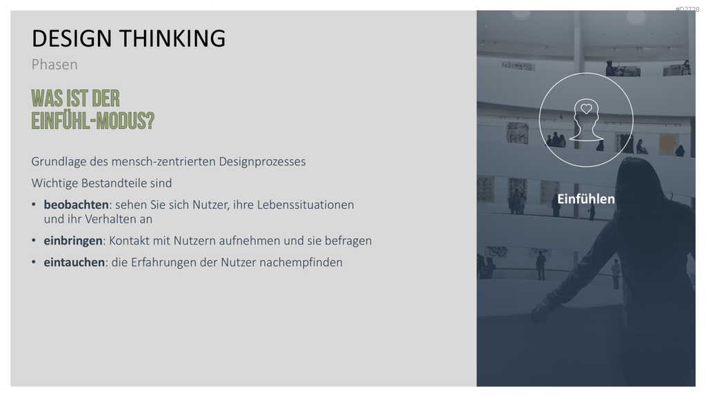 Design Thinking PowerPoint-Vorlage