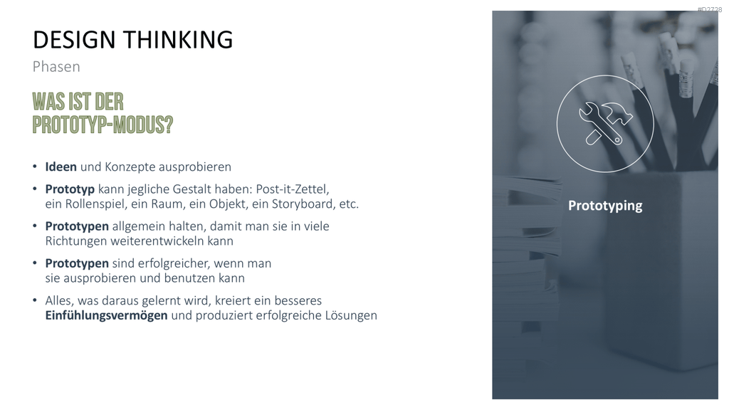Design Thinking PowerPoint-Vorlage