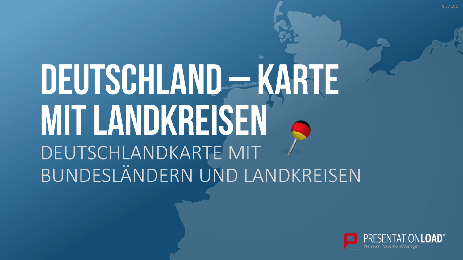Deutschland Karten Bundle PowerPoint-Vorlage
