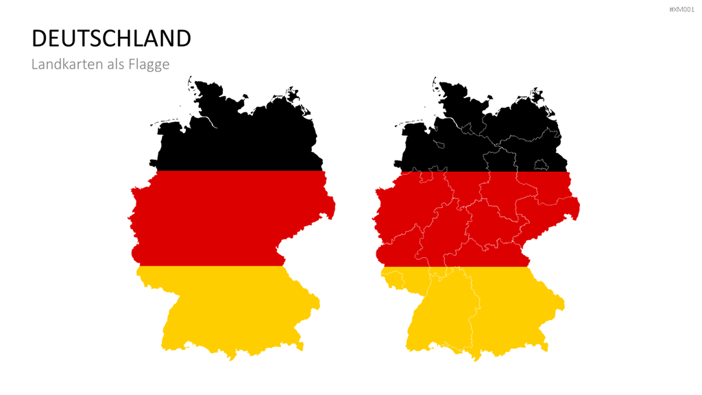 Deutschland Karten Bundle PowerPoint-Vorlage
