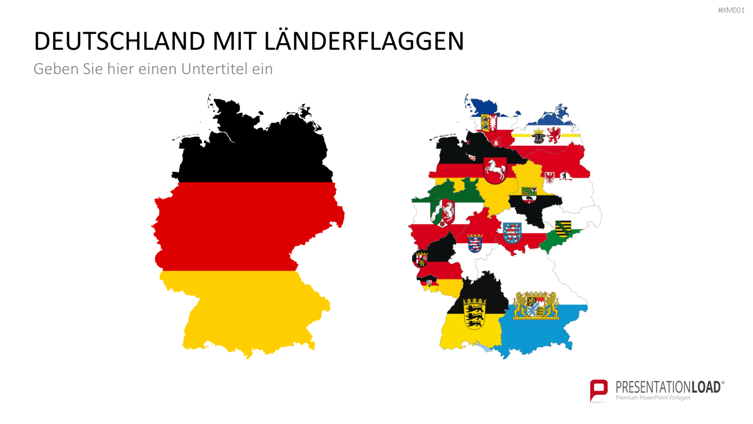 Deutschland Karten Bundle PowerPoint-Vorlage